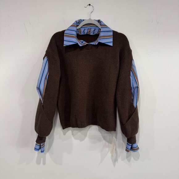 Commense 2 in 1 Ribbed Cutout Sweater NWT, Size S - Picture 6 of 14